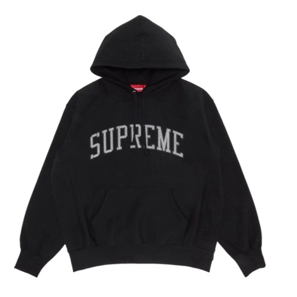 Men's Supreme Glitter Arc Hooded Sweatshirt